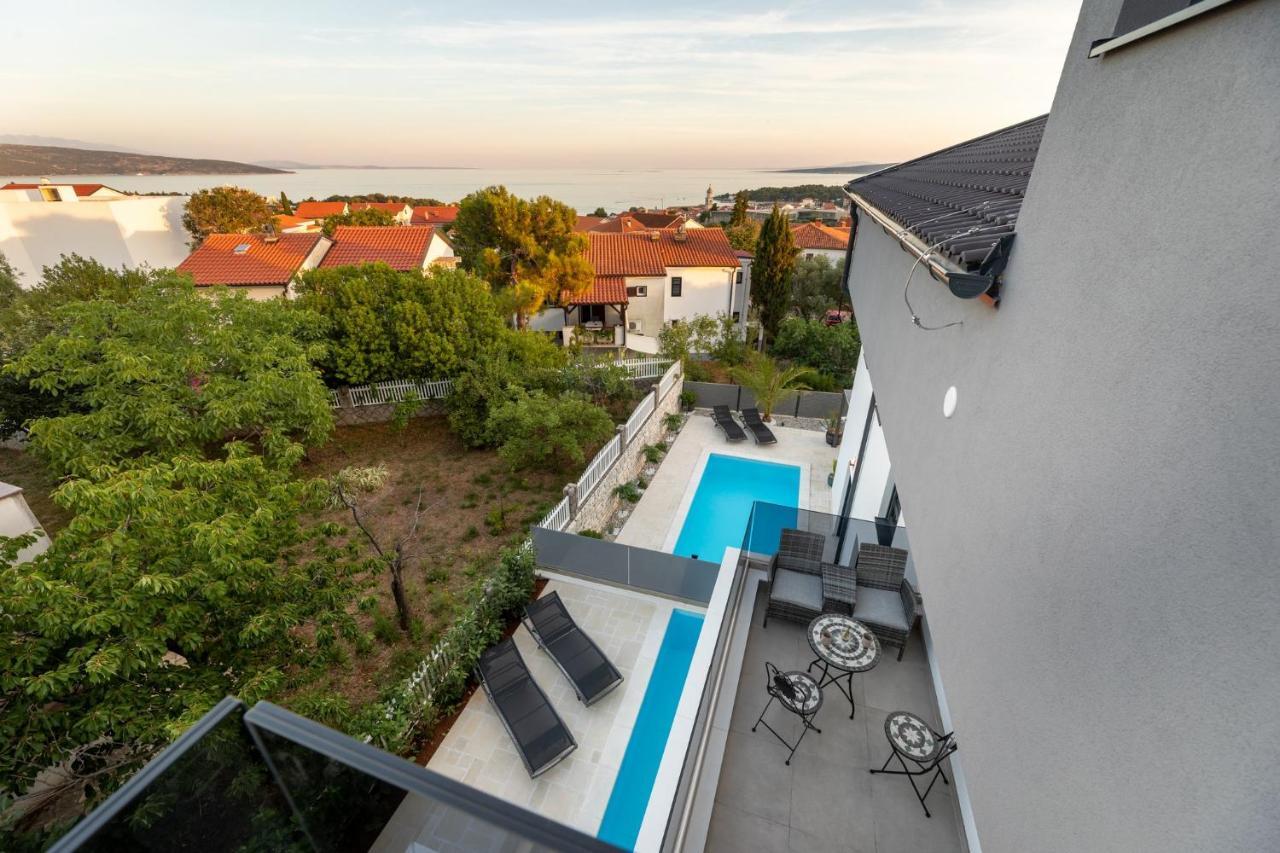 Luxury Villa Adria Apartments Krk Town Kültér fotó