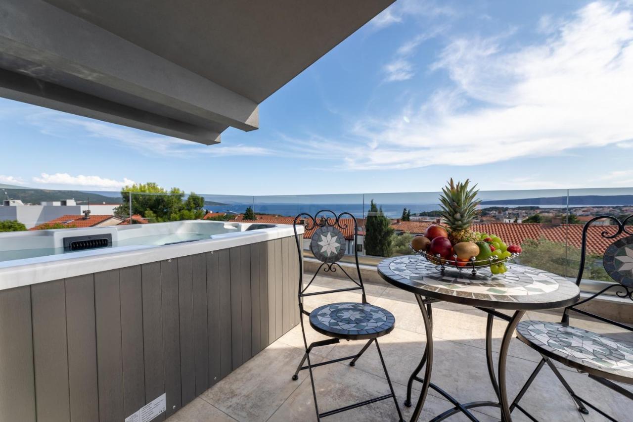 Luxury Villa Adria Apartments Krk Town Kültér fotó