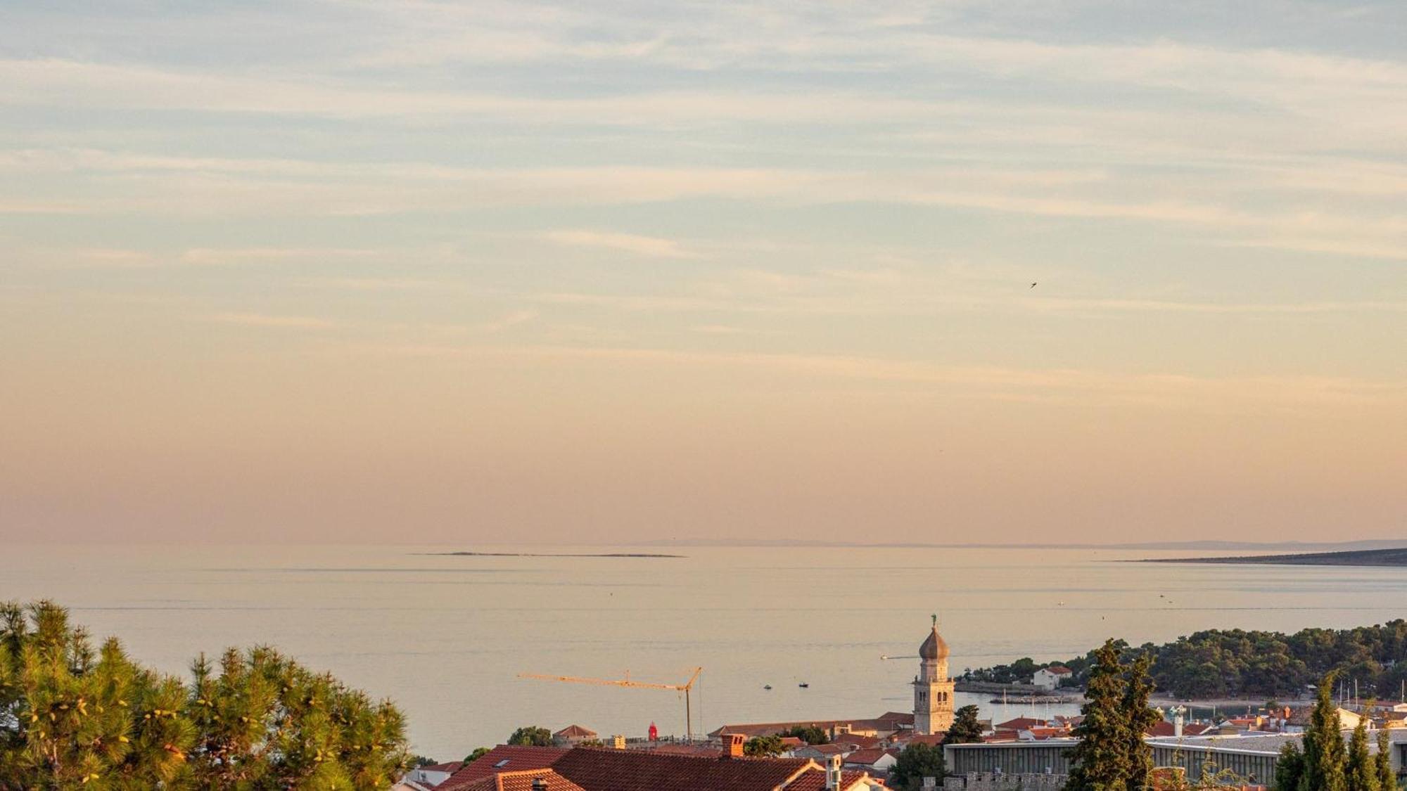 Luxury Villa Adria Apartments Krk Town Kültér fotó