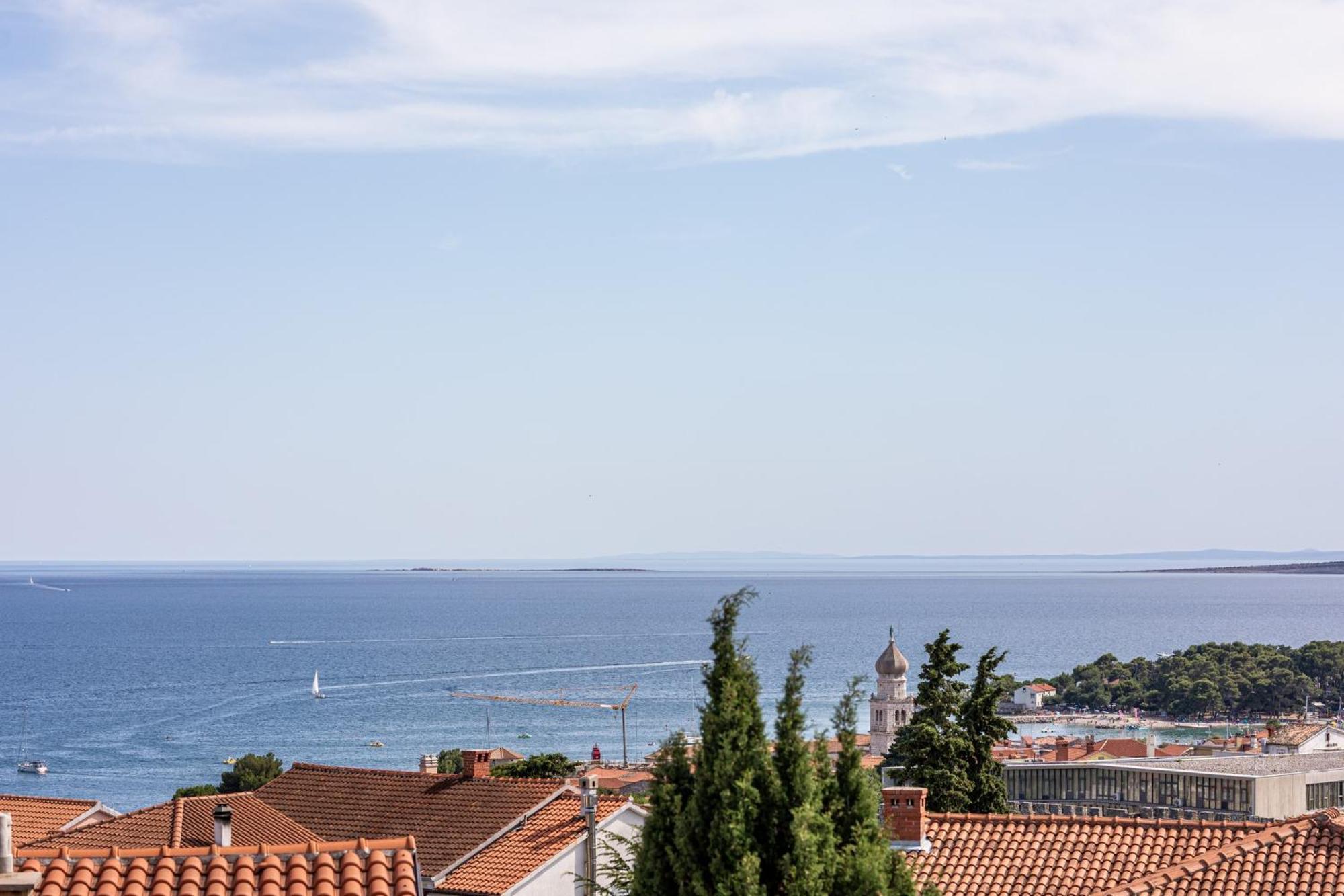 Luxury Villa Adria Apartments Krk Town Kültér fotó