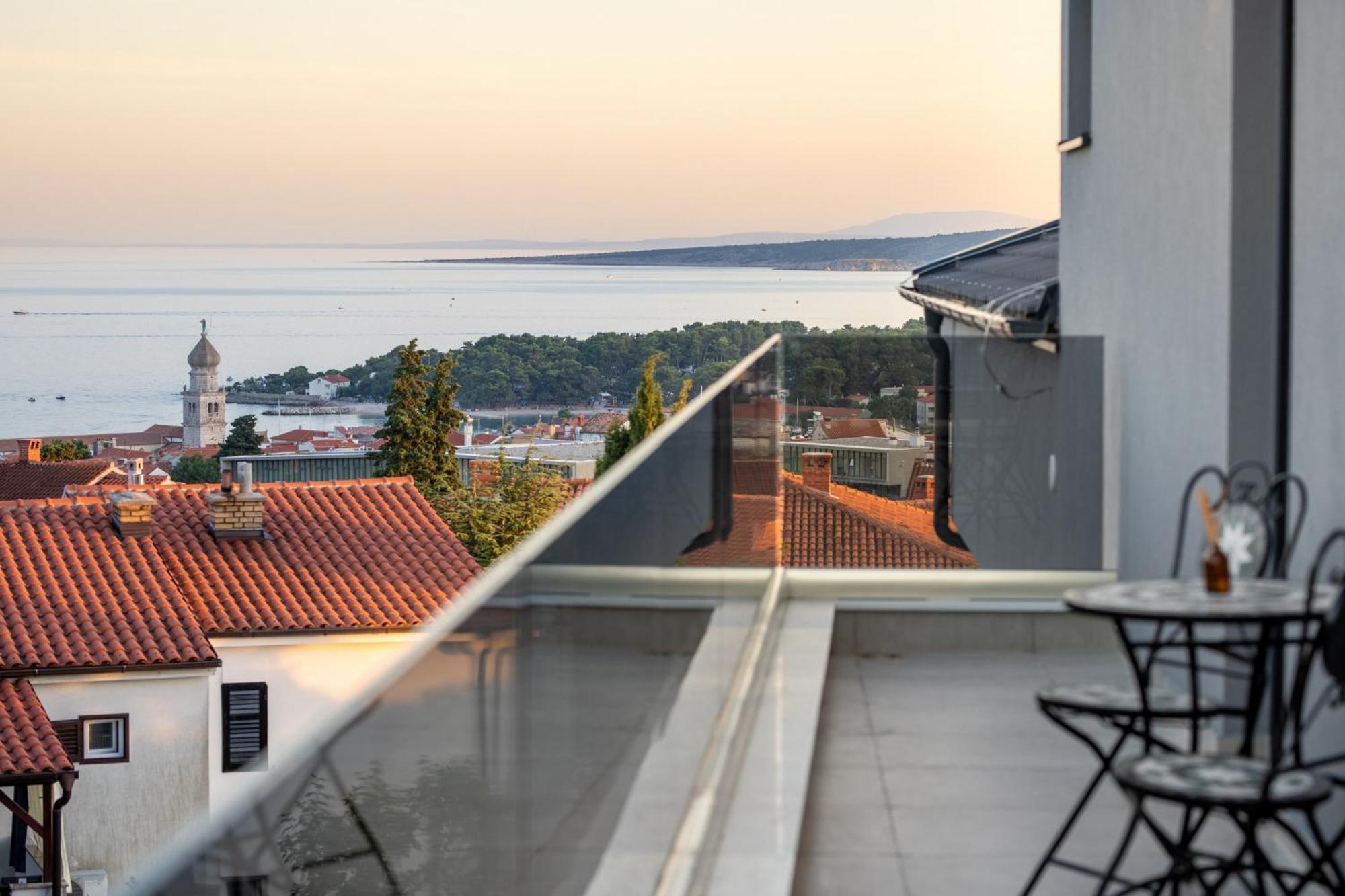 Luxury Villa Adria Apartments Krk Town Kültér fotó