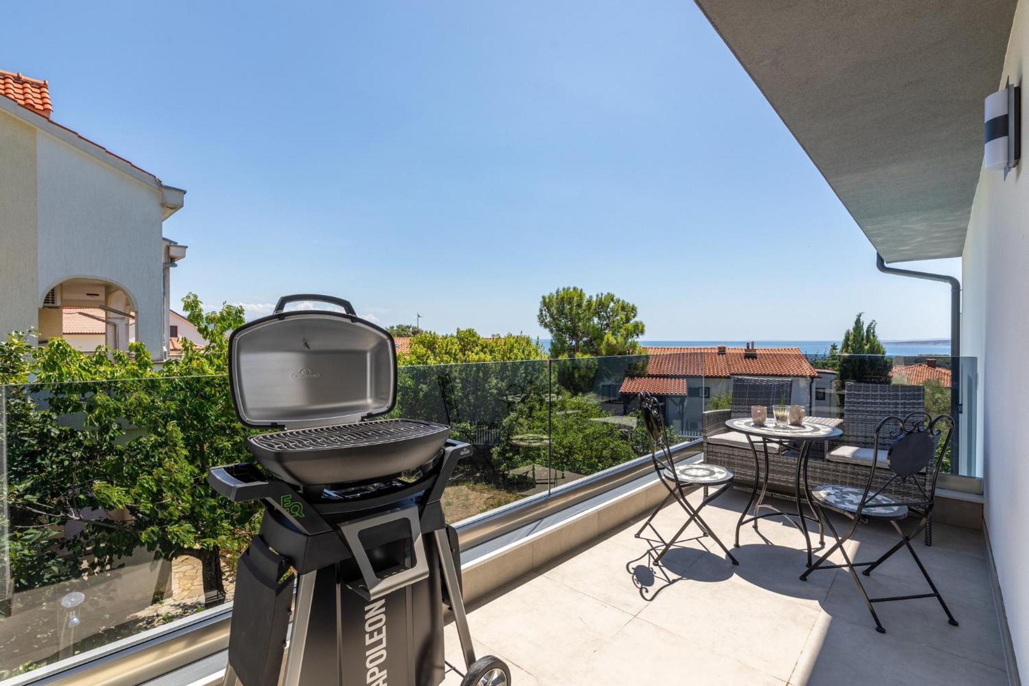 Luxury Villa Adria Apartments Krk Town Kültér fotó