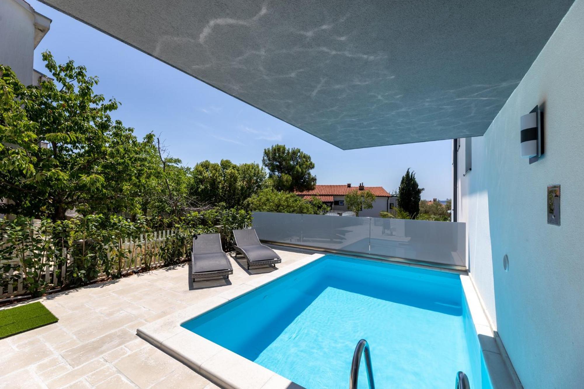 Luxury Villa Adria Apartments Krk Town Kültér fotó